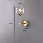 Modern Parlor LED Chandelier Smoke grey/Clear Glass Dining Room Bedroom Pendant