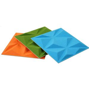 Quality Colorful Felt 3d Hexagon Acoustic Panel Polyester Fiber wholesale