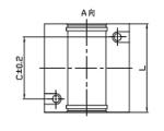 Linear bearings KBB...B - Shaft Supporting Housing KBB16