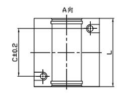 Linear bearings KBB...B - Shaft Supporting Housing KBB25