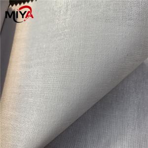 Quality Clothing Brushed Collar 125gsm Woven Fusible Interlining wholesale