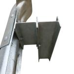 Road Traffic Safety Metal Highway Guardrail with Q345 Material H Post and ISO