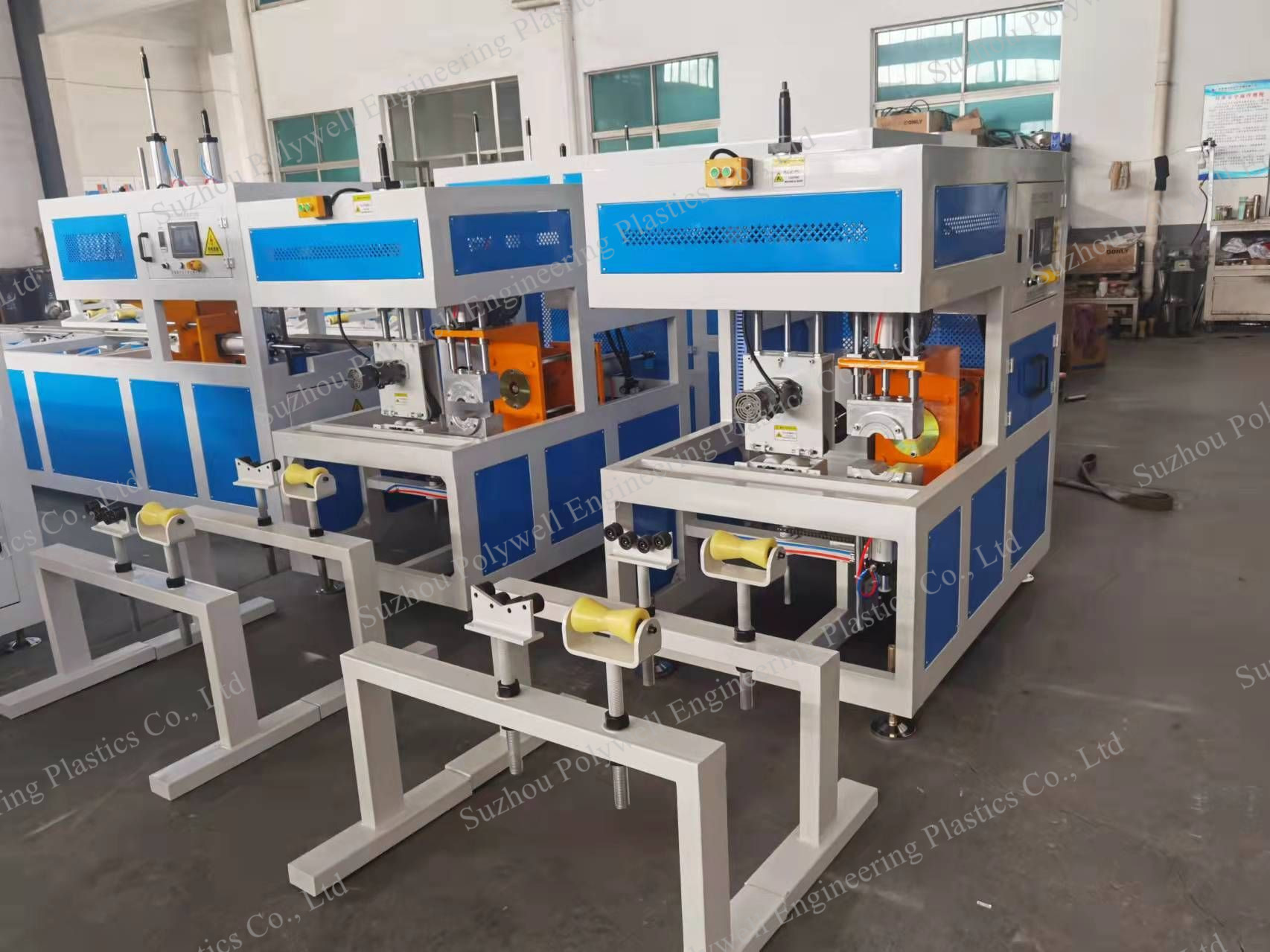Automatic Conical Double Screw Extruder UPVC PVC Plastic Casing Pipe Extrusion/Extruding Making Machine