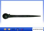 360mm Sharp Tail Ratchet Wrench / Tower Erection Tools For Tightening Hexagon