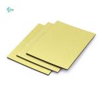 Exterior Wall Cladding Construction 4mm Aluminum Composite Panel Durable Finish