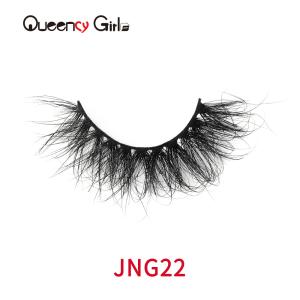 Quality Long Dramatic Reusable 25mm 3D Mink Lashes Nature Black wholesale