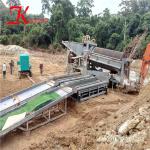 30TPH Portable Gold Trommel Wash Plant