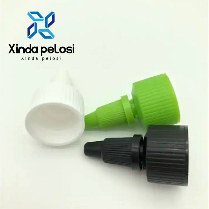 Squeeze Bottle End Caps Lids Twist-On Top Nozzle Sauce Bottle Cap Squirt Bottle Cap