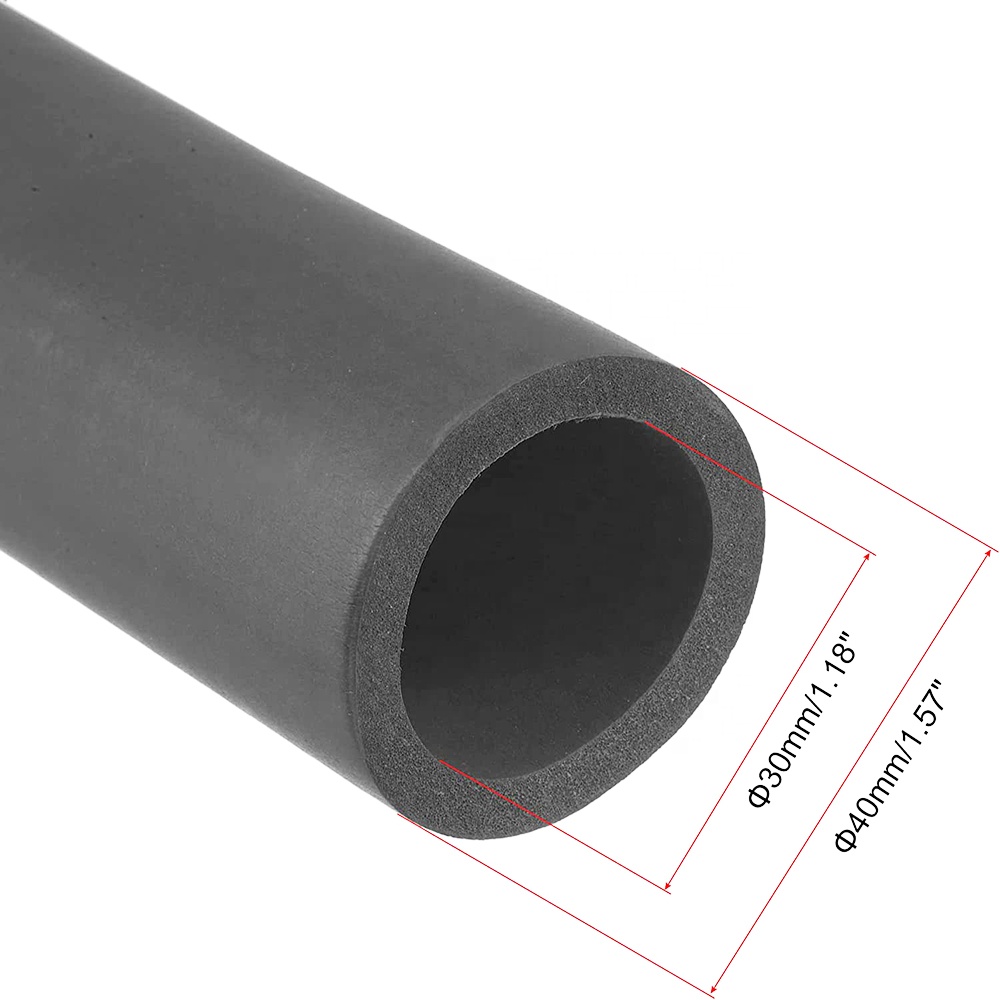 30% Deposit 70% Balance Payment Term Black Pipe Insulation Foam Tube Closed Cell