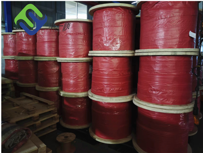 16mm Steel Wire Core Pp Polypropylene Combination Rope For Fishing Industry