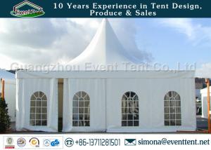 Quality Pagoda / gazeboTent With Transparent white skin, Party Canopy Tent For Wedding wholesale