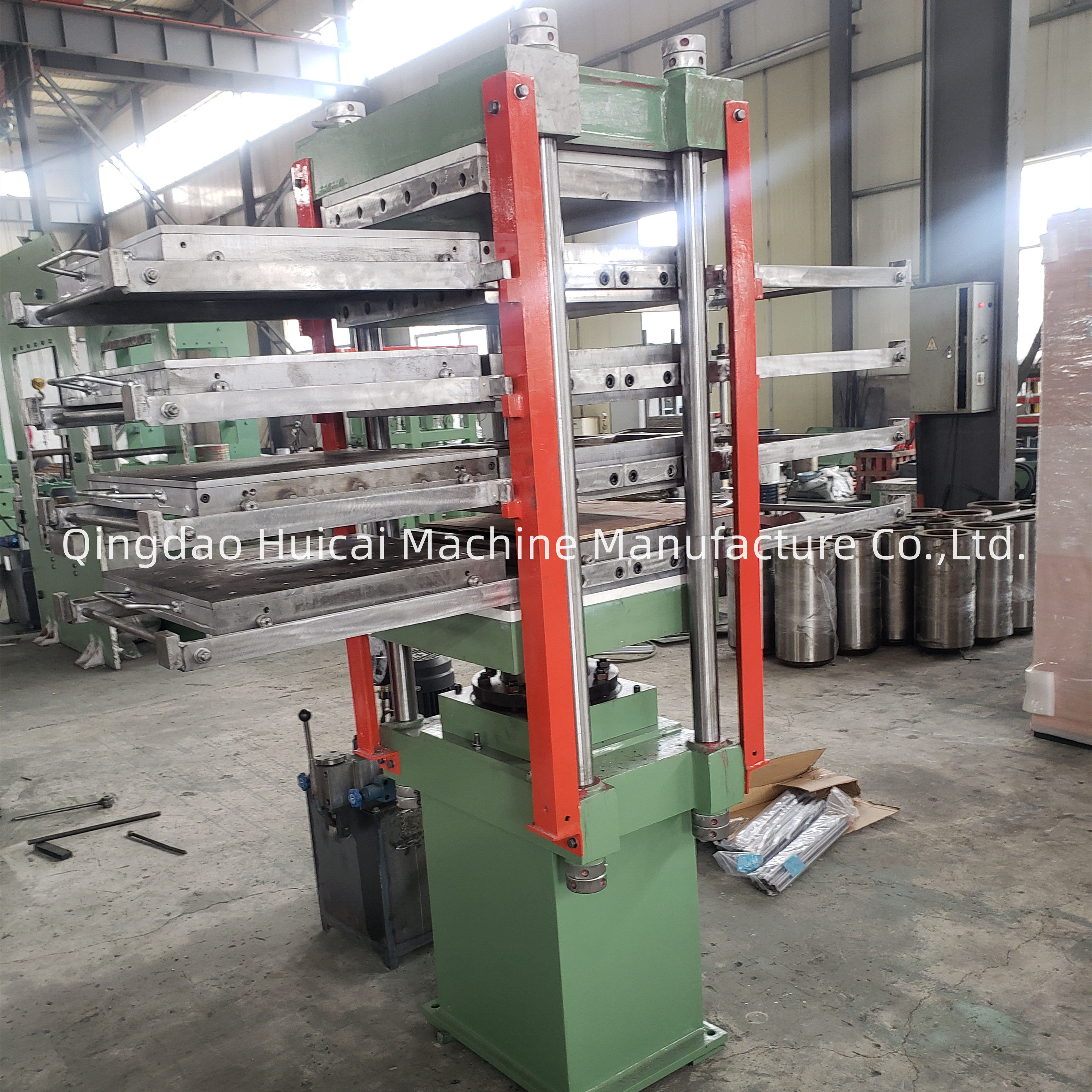 After Service One Year Rubber Floor Brick Making Machine for Rubber Tile Production