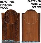 Border Engraved Rosewood Cremation Urns For Human Ashes Adult Male Female -
