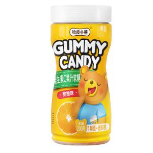 Quality Funny Shape Natural Gummy Vitamins , Orange Gummy Candy 200g Per Bottle wholesale