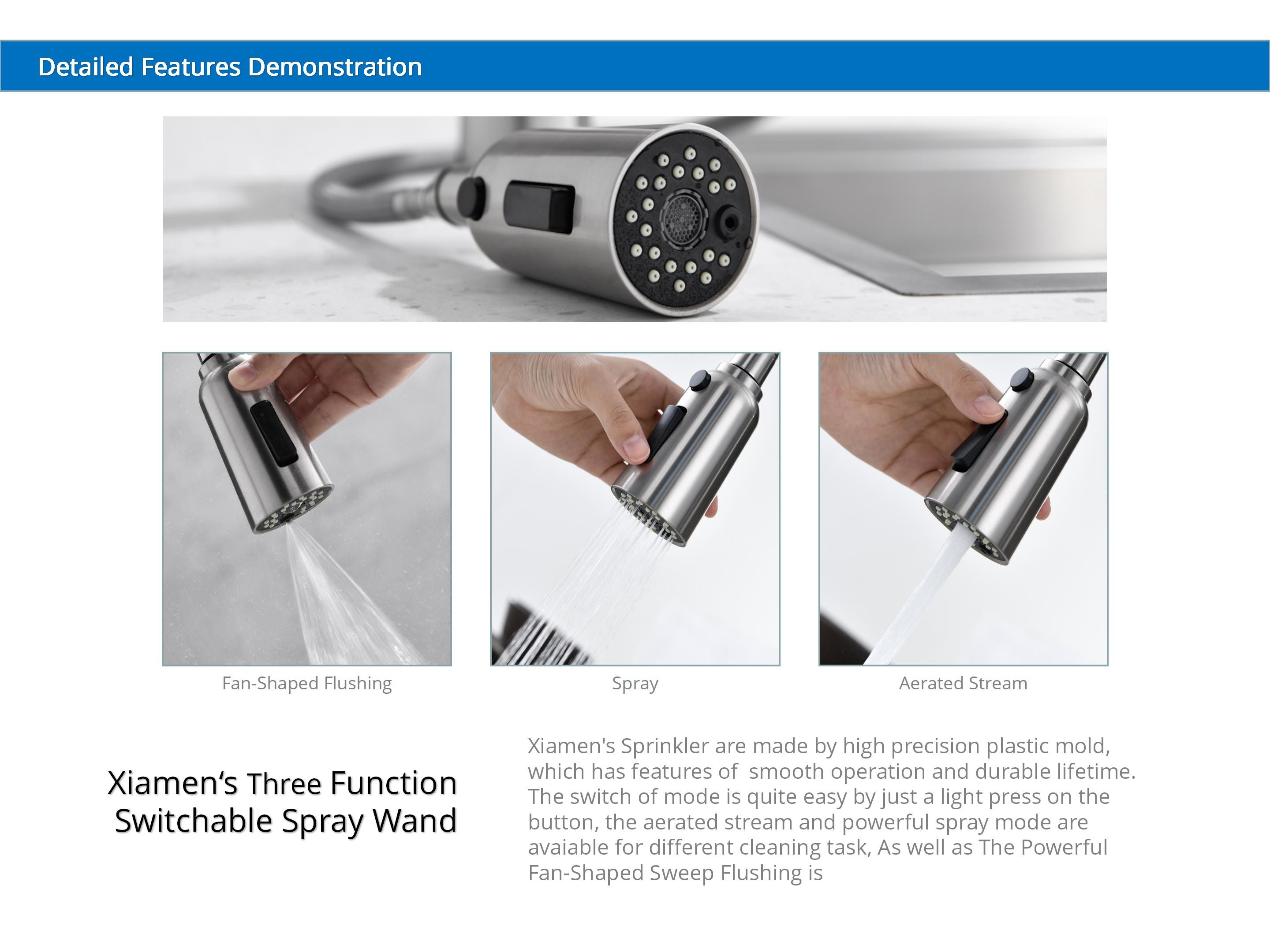 Water Saving Touch Sensor Kitchen Faucet ODM With 35mm Ceramic Cartridge