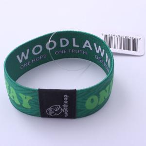 Quality YDWB-015 Colorful Custom Wrist Band With Woven Jacquard LOGO wholesale