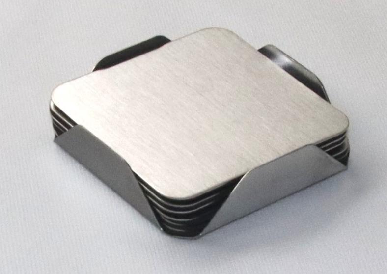 Kitchen Accessories sets Stainless Steel Coaster Pot Pad Anti-scalding Drinks Round Square Coffee Coaster