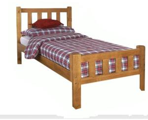 Quality modern single bed pine wood wholesale