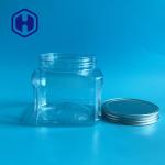 1260ml 43oz Plastic PET Canisters Aluminum Lid For Oat Meal Nut Meat