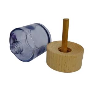 Quality Cylindrical Custom Glass Perfume Bottles , Cosmetics Aromatherapy Glass Bottles wholesale