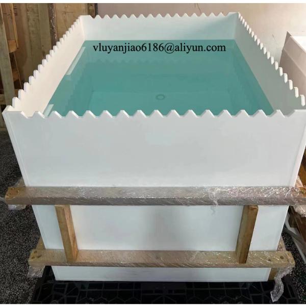 Alkali Resistant Wafer Cleaning PTFE Teflon Processing Welding Tank High Temp