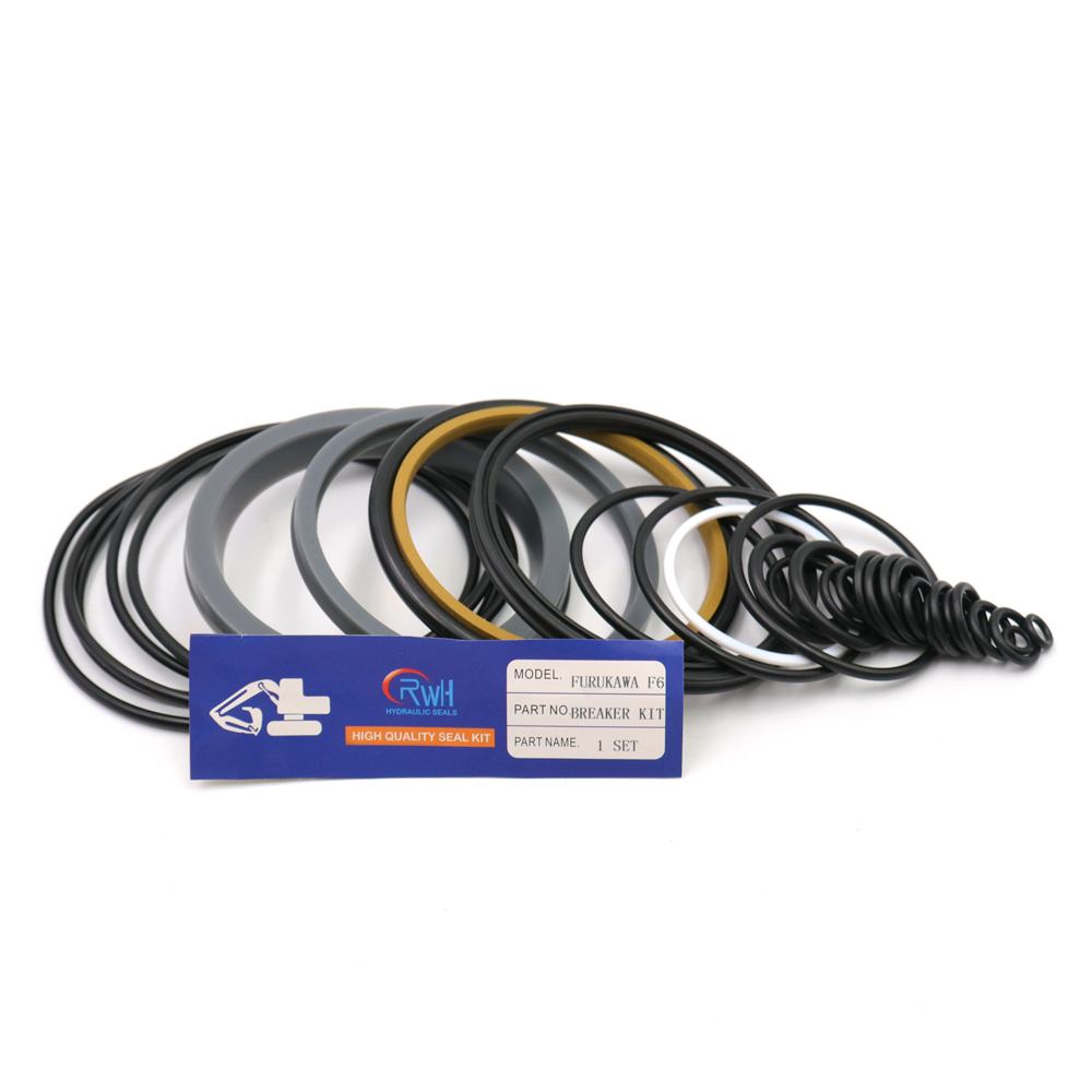 NBR Hydraulic Breaker Seal Kit , F6 Hammer Furukawa Seal Kit