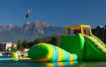 France Outdoor Inflatable Water Park Games For Adults / Inflatable Water Park