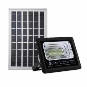 Quality Yard 100W Solar Flood Light Dusk To Dawn Outdoor Lights With Remote Control wholesale