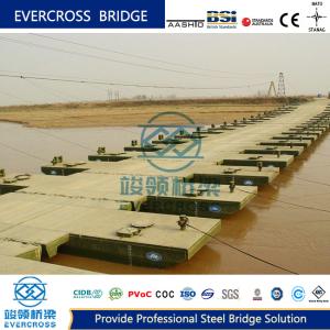 Quality Footwalk Floating Pontoon Bridge Custom Portable Steel Bridges wholesale