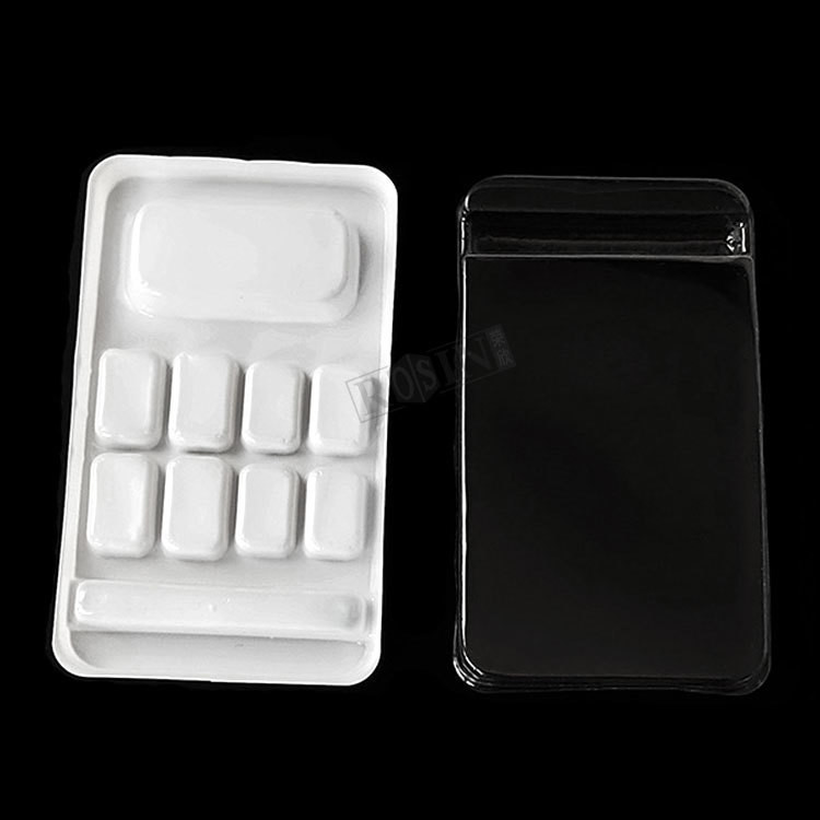 Cosmetic 5 Pairs Fake Nail Packaging Customizable With Transparent Lid