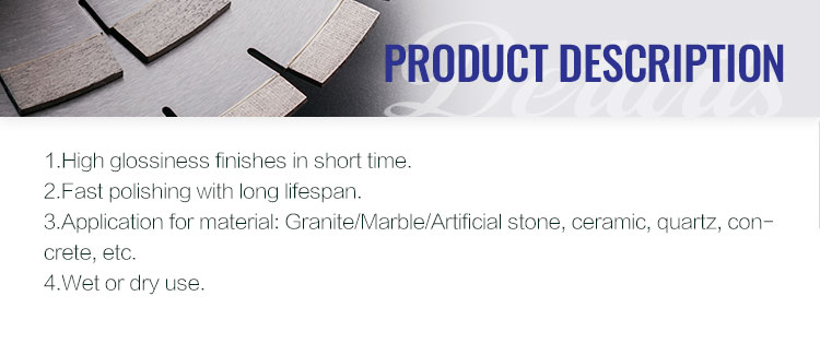 Customized Colors 3 Step Resin Bond Flexible Polishing Pads for Granite Marble Best