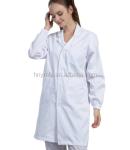High Quality Hospital Uniforms White Lab Coat for women Medical gown Doctor and