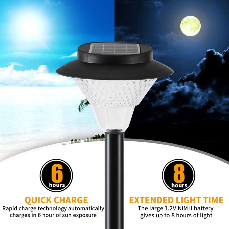 16pcs Type Outdoor LED Garden Lights , Plastic Shell Solar LED Yard Lights