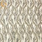 Beaded Embroidery Handmade Lace Fabric Special Pattern For Wedding Dress
