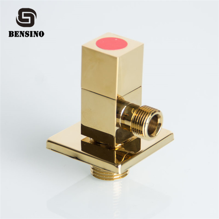 Chrome Plated 90D 1/2 *3/8 0.8Mpa Brass Angle Valve