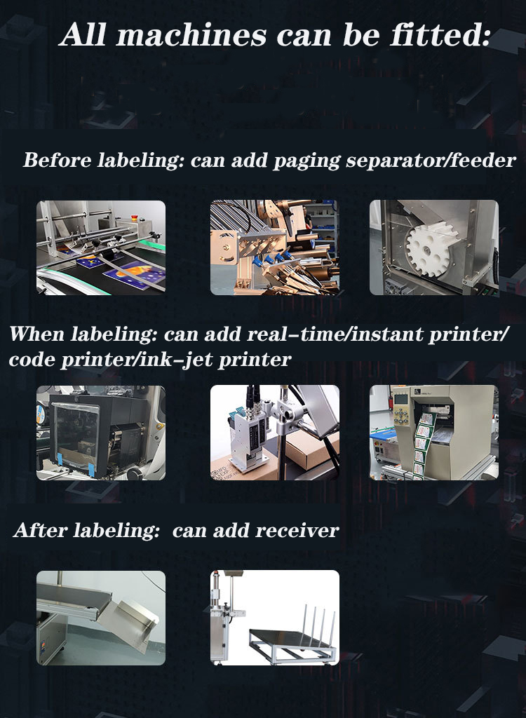 Electric Driven Automatic Flat Card Plastic Pouch Bags Labeller for Packaging Needs