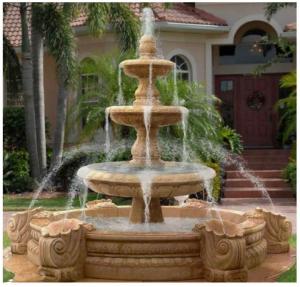 Quality New Deisgn Three Basin Carved Fountain wholesale
