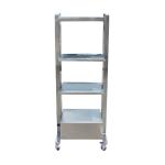 Veterinary 600*650*1580Mm Pet Medical Equipment With Socket Wheels