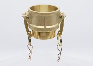 Quality Brass Female Thread Camlock Hose Fittings Quick Connectors A / B Valve Type wholesale