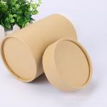 Eco Friendly Kraft Paper Tube Packaging Box CMYK Pantone Color Paperboard