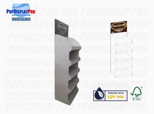 Quality Temporary Retail Cardboard POS Display Floor Standing Chocolates Store Shelf wholesale