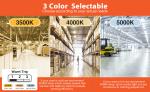 150LM/W Diet Cast Aluminum Round High Bay LED Lights Waterproof For Warehouse
