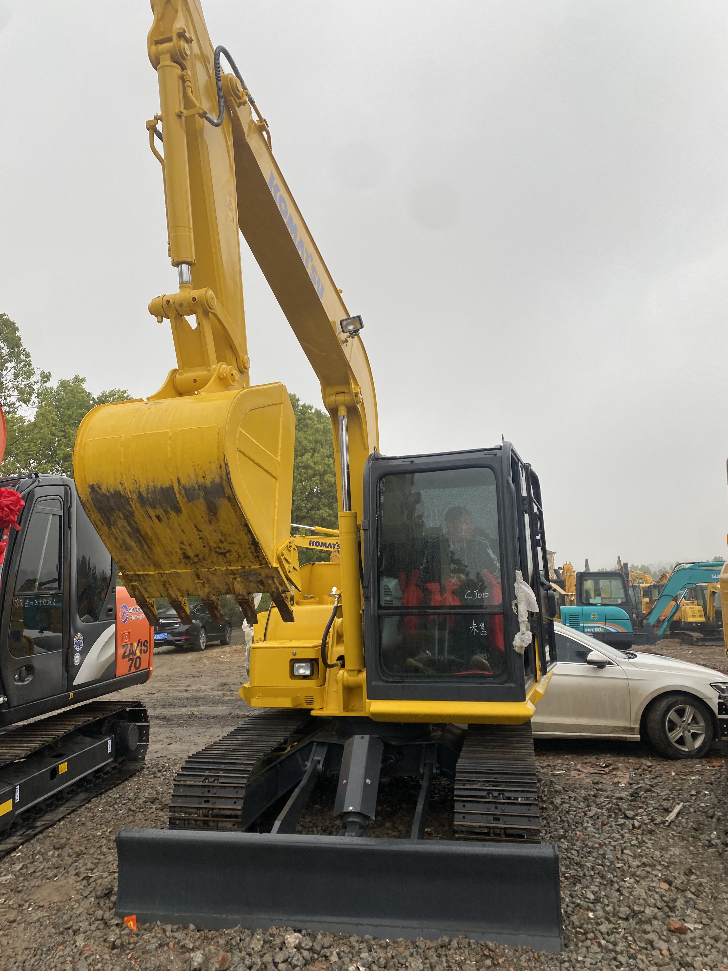Factory price used excavator Komatsu PC40 tracked mini excavator