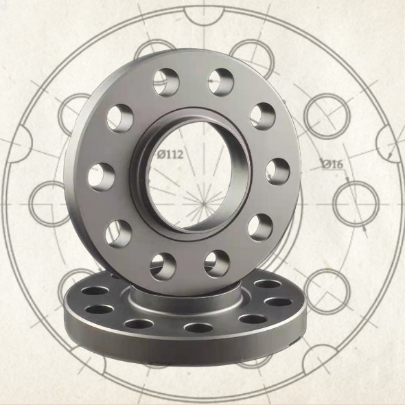15mm Billet Forged Aluminum Wheel Spacers For AUDI Series Hub Centric Wheel Adapters