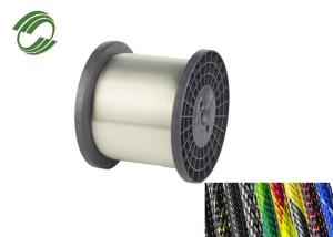 Quality Decorative Braided Wrap Coloured Monofilament 0.1-0.68mm 10-48 % Elongation wholesale