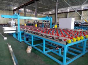 China Horizontal Automatic Glass Seaming Machine , Four Side Glass Processing Plant on sale
