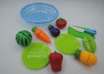 Kitchen Pretend Role Play Children's Play Toys 12 Pcs Fruit Vegetable Cutting