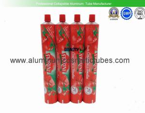 Quality 150ml Tomato Ketchup Squeeze Tube Containers , Airless Aluminum Collapsible Tubes wholesale