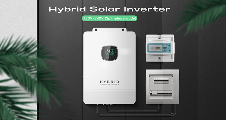 On Grid Off Grid 48V Hybrid MPPT Solar Inverter 120V / 240V 8KW 10KW With Wifi