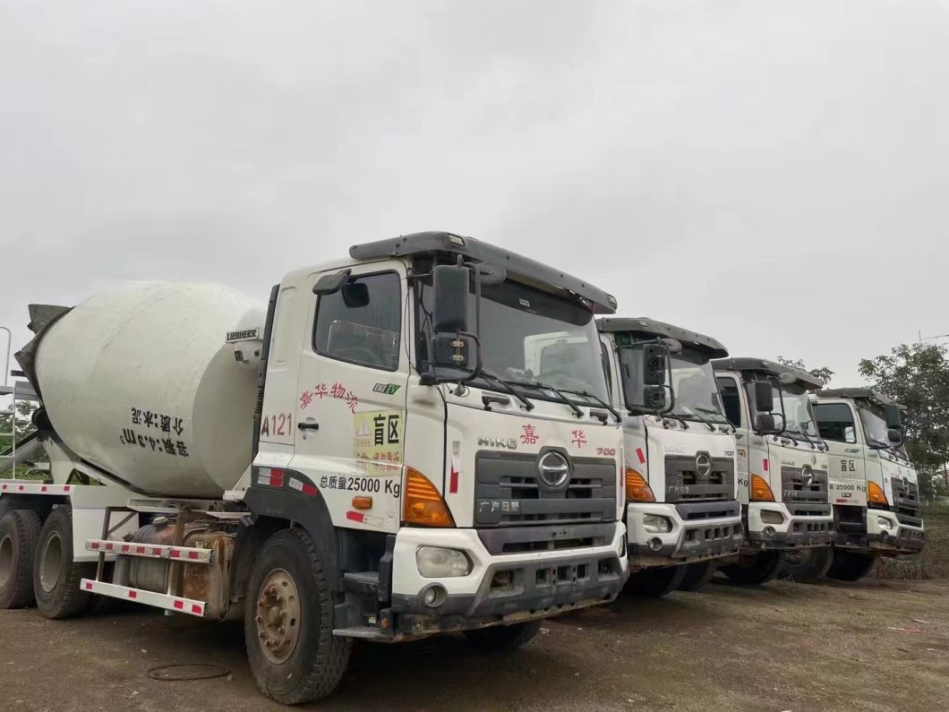 2015 Used 12 Cbm Concrete Mixer Truck Construction Machinery Concrete Mixing Plant Concrete Mixer Truck Concrete Mixer Machine